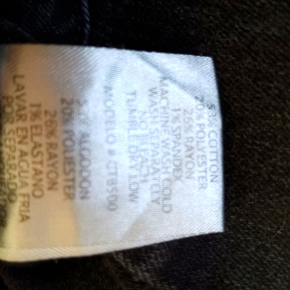 Black Label C'est Toi Jeans 7 Bell Bottom Flare Vintage Style Button Fly Stretch - Picture 11 of 11